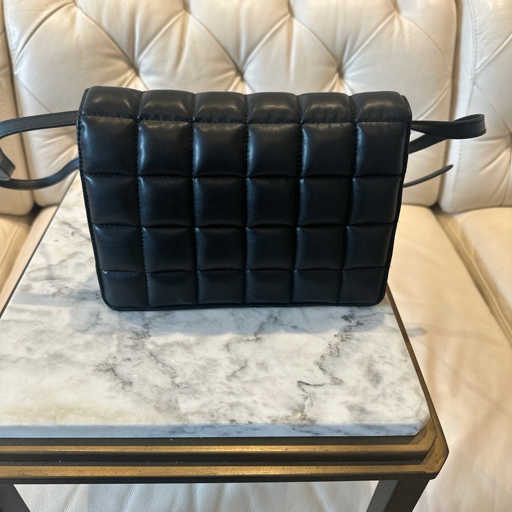 H&M Black Quilted Crossbody Bag